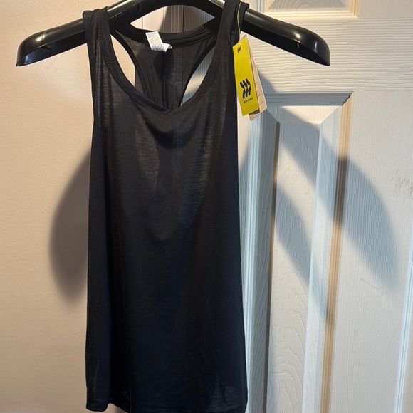 All in Motion Black Tank Top with Modern Design - Picture 1 of 3